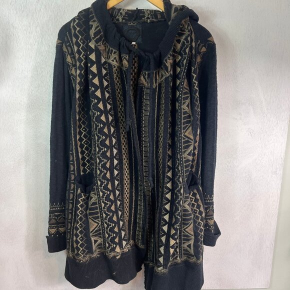 Johnny Was Biya Embroidered Cardigan Sweater Size Large - Picture 2 of 7